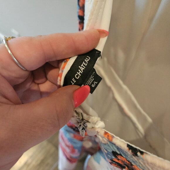 Floral Cream Mini Vintage La Chateau - Picture 3 of 3